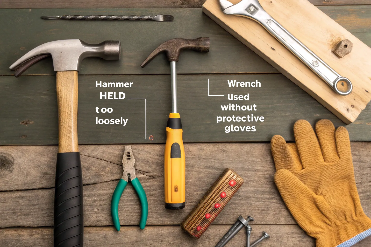۱۰ اشتباه رایج هنگام استفاده از ابزار دستی