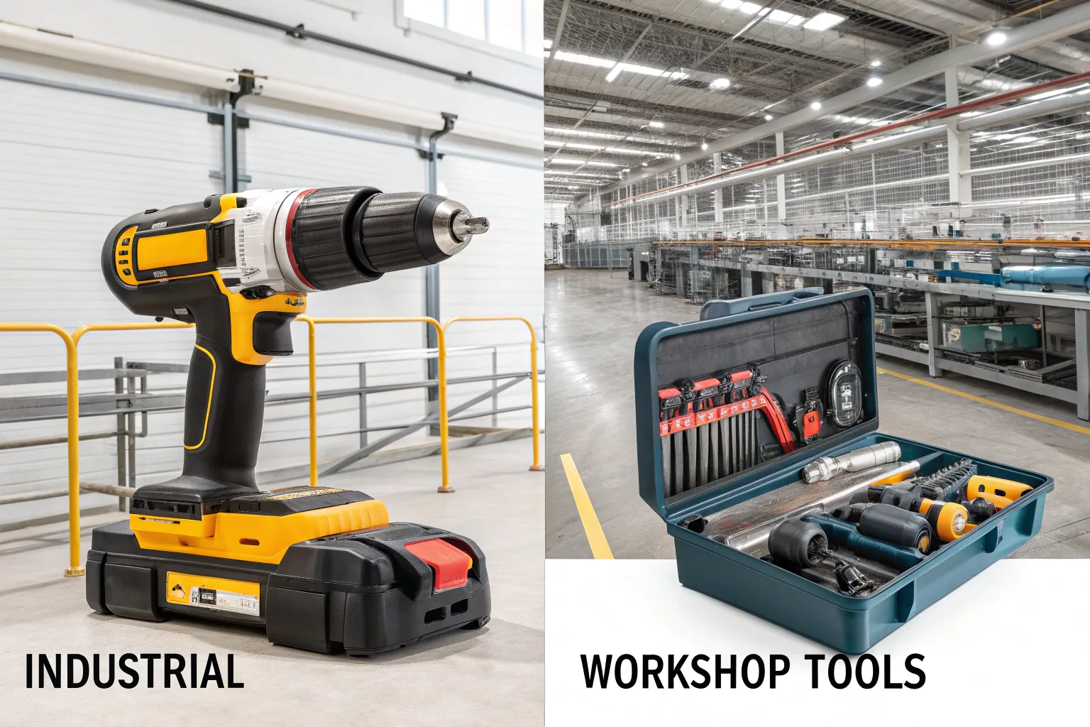 بررسی تفاوت ابزارآلات صنعتی و کارگاهی