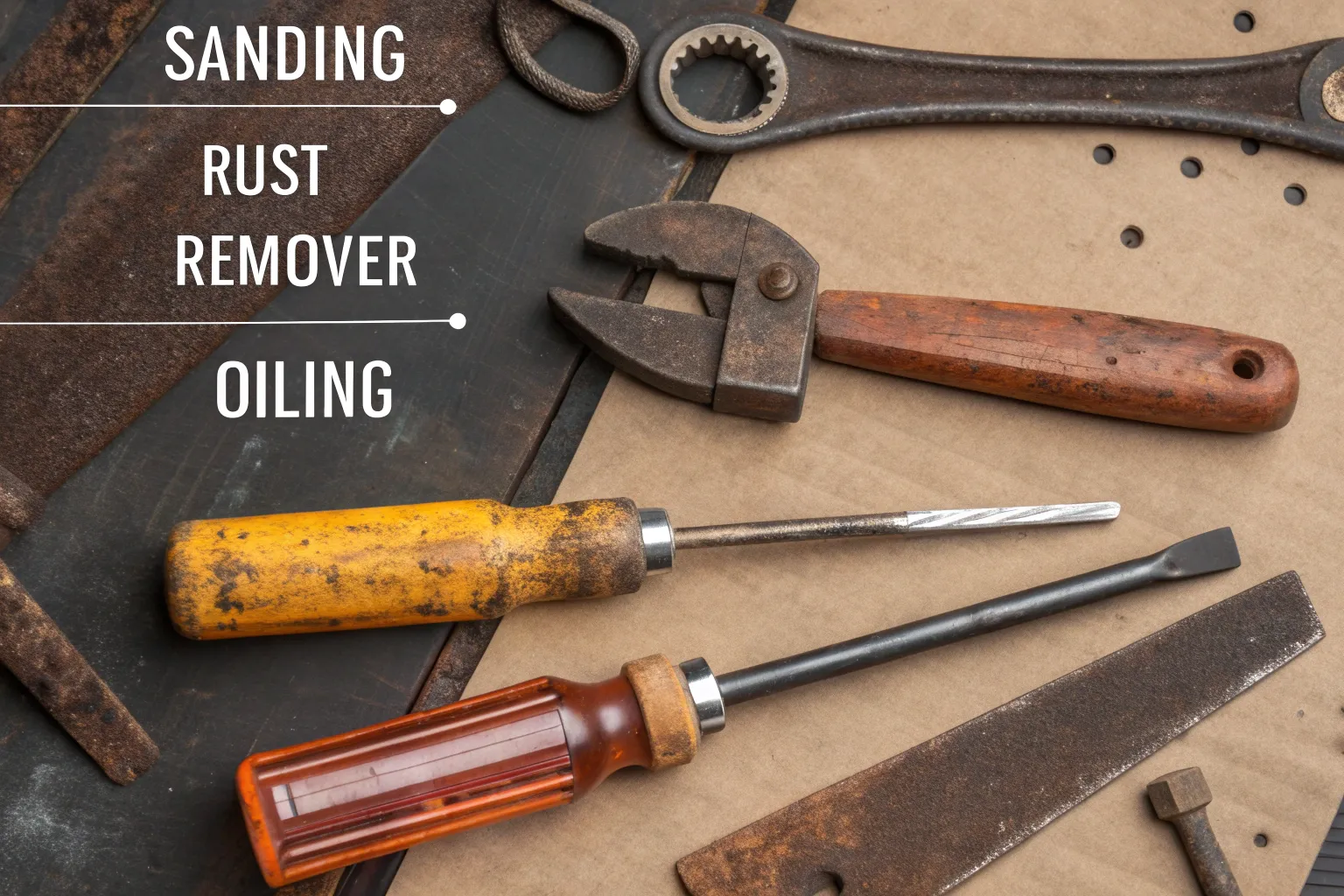 چگونه ابزارآلات زنگ زده را ترمیم و احیا کنیم؟