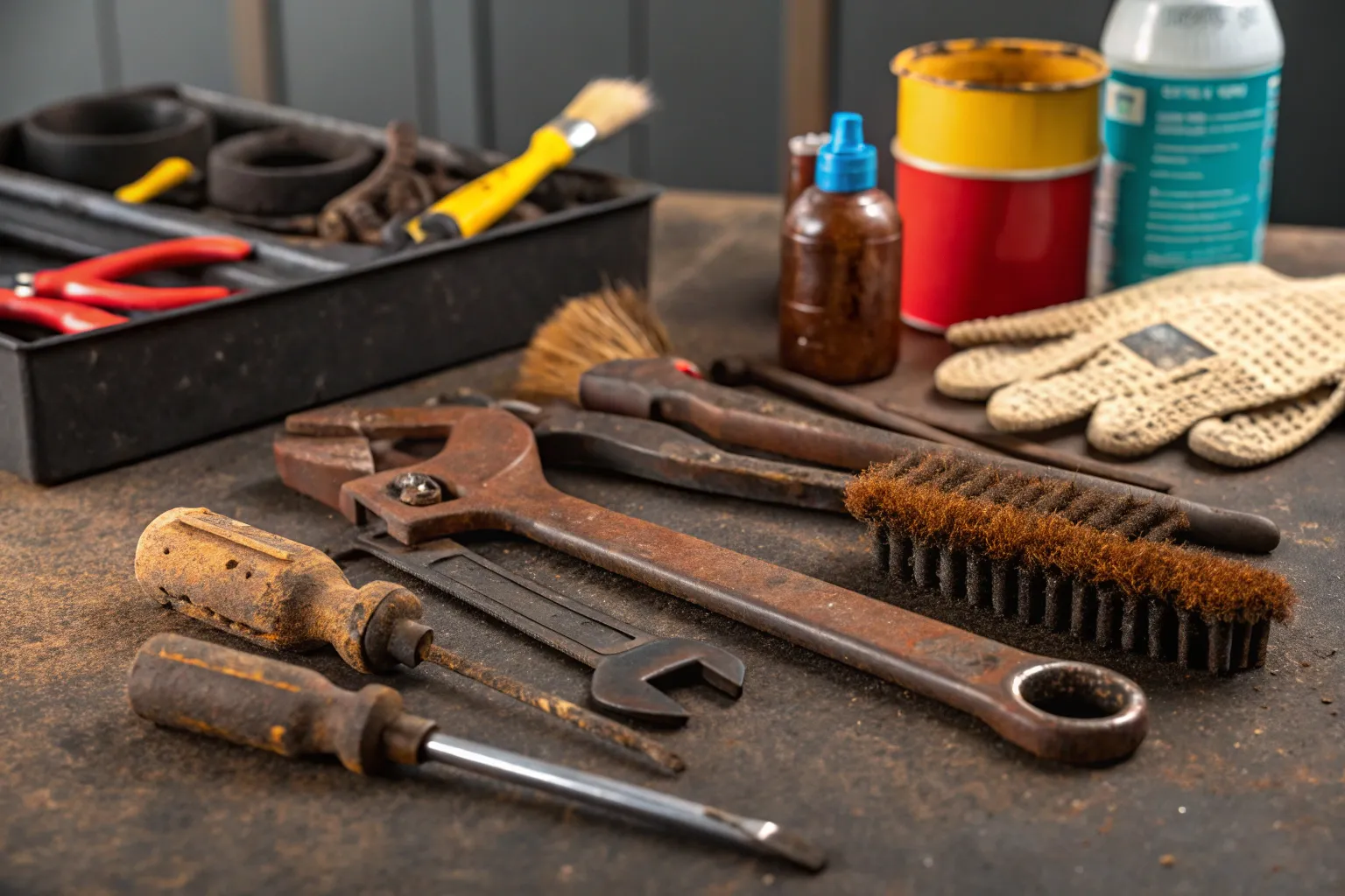 چگونه ابزارآلات زنگ زده را ترمیم و احیا کنیم؟