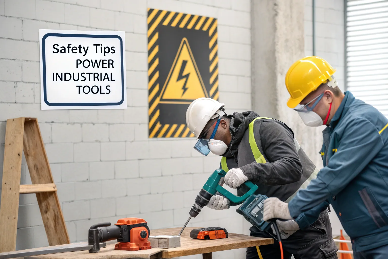 نکات ایمنی کار با ابزارآلات برقی و صنعتی