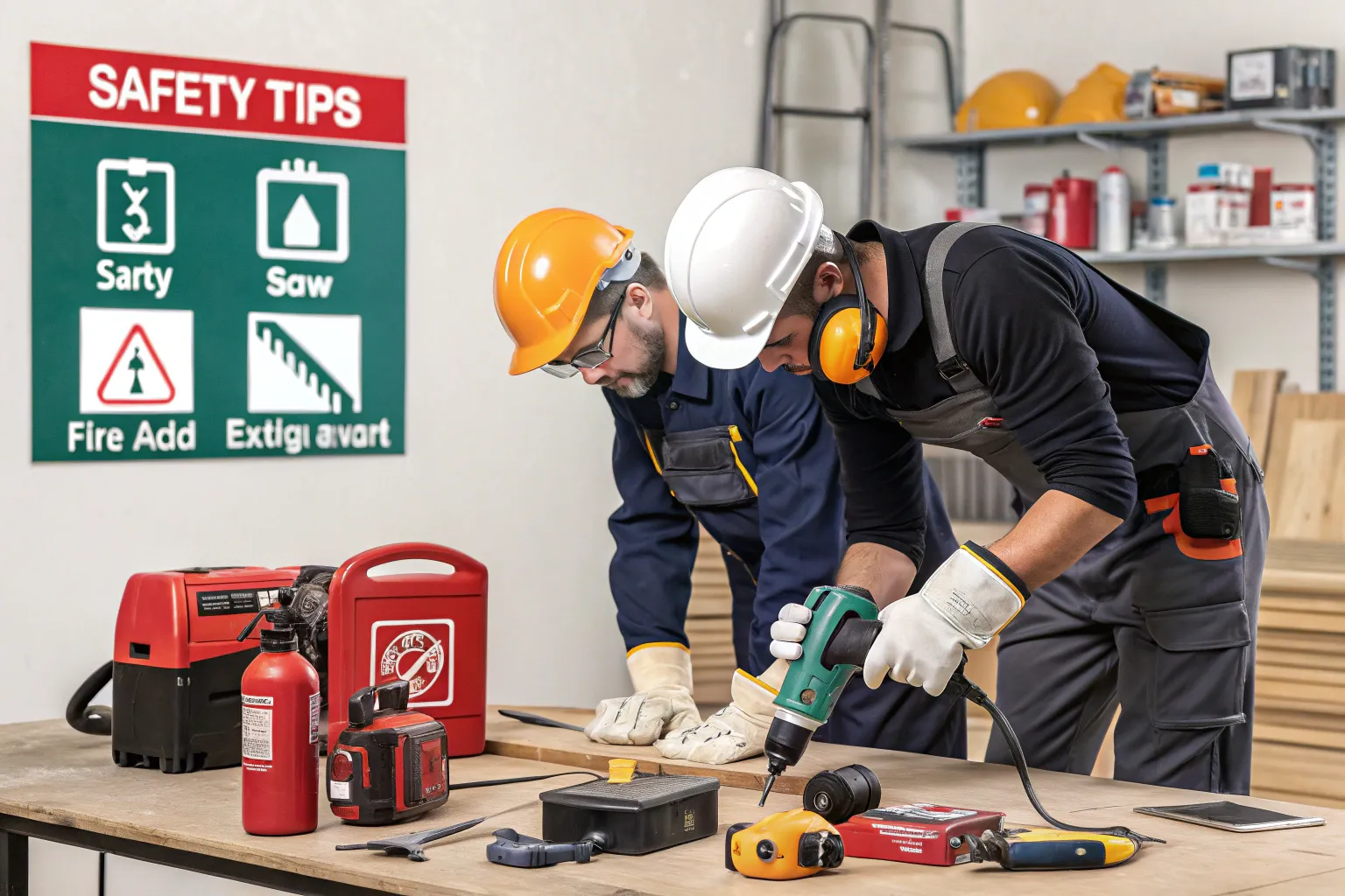 نکات ایمنی کار با ابزارآلات برقی و صنعتی